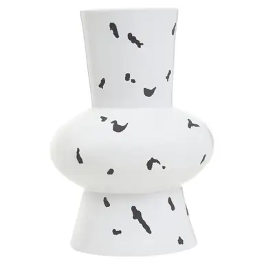 Fifty Five South Vase Tundra Tall White/Black Large