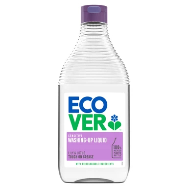 Ecover Sensitive Washing Up Liquid, Lily & Lotus, 450ml