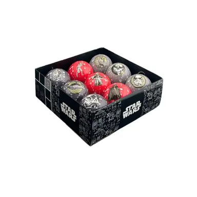 Lucasfilm - Star Wars Christmas Baubles Set 9 Pieces (8.3cm)