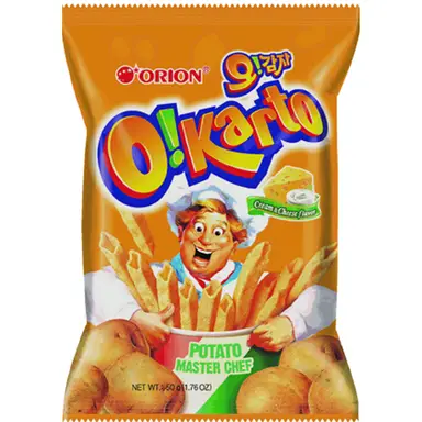 Orion O’Karto Potato Snacks Cheese Flavour 50g