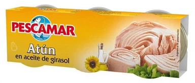 Pescamar Thunfisch in Sonnenblumenöl 3x80g Türkisch