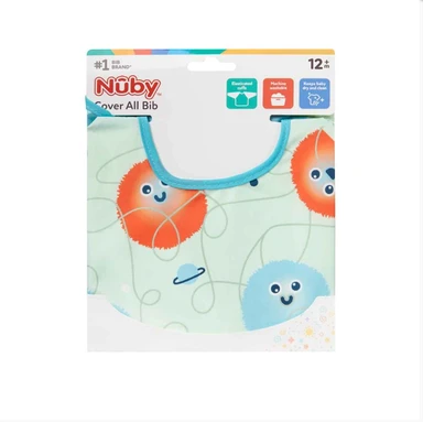 Nuby Coverall Bib 12+ Months Assorted Colors