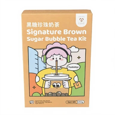Tokimeki Bubble Tea Kit Bruine Suiker 255 g