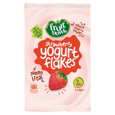Fruit Bowl Strawberry Yoghurt Flakes 18g