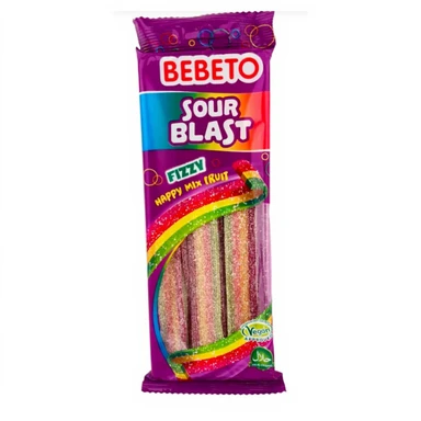 Bebeto Sour Blast Happy Tutti Frutti 180 g