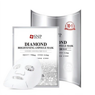 SNP Whitening Mask (New Edition) 10pcs Diamantverhelderende ampul