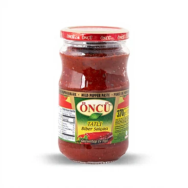 Oncu Zoete Paprikapasta 370 g (glazen pot)