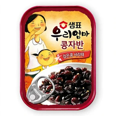 Sempio Gestoofde Zwarte Bonen in Sojasaus in Blik 70 g