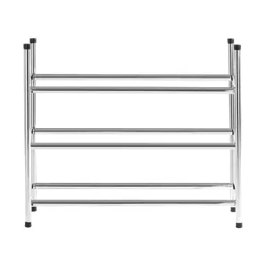Three Tiers Chrome Shoe Rack