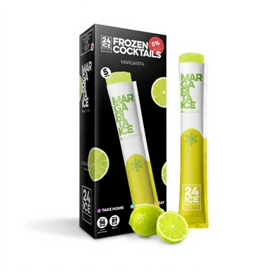 24ICE Cocktails Margarita 5-pack 5% Alc. Margarita