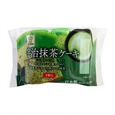 Sakuraseika Uji-Matcha Cake 3 stuks 130g