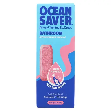 Oceansaver EcoDrop Refill Bathroom Cleaner Refill Pod Pomegranate Tide 15g Makes 750ml