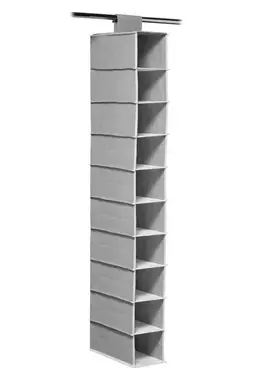 Maison by Premier Grey And White Trim Shoe Organiser