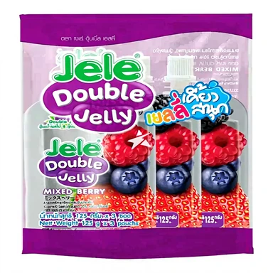 Jele Double Jelly - Gemengde bessen 3 x 125 g