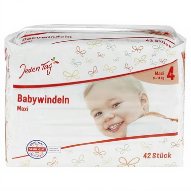Jeden Tag Größe 4 Maxi Windeln 42 Stk