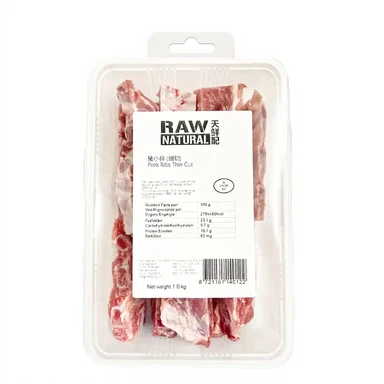 RAW NATURAL Schweinerippchen Feinschnitt 1kg