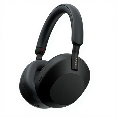 Sony WH-1000 XM5 Casque sans fil à réduction de bruit, version Asie-Pacifique, noir