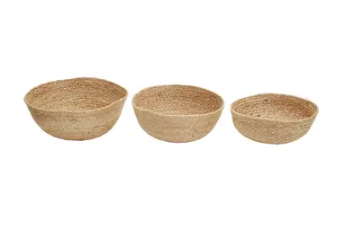 Lidi Set Of Three Jute Baskets
