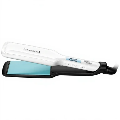 Remington Shine Therapy Wide Plate Hair Straighteners with Advanced Ceramic Coating - S8550