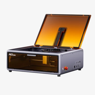 Creality Falcon A1 Laser Engraver – 80000mW Power, CoreXY Structure, 600mm/s 0.05mm Precision, Class 1 Laser Safety, Enclosed Design, HD Camera Auto Detection, Cuts 6mm Wood, Engraves Non-Reflective Materials