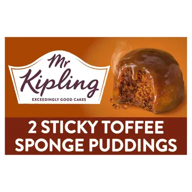 Mr Kipling Sticky Toffee Sponge Pudding 2x95g