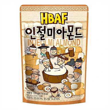 HBAF Amandelen Injeolmi Smaak 120 g