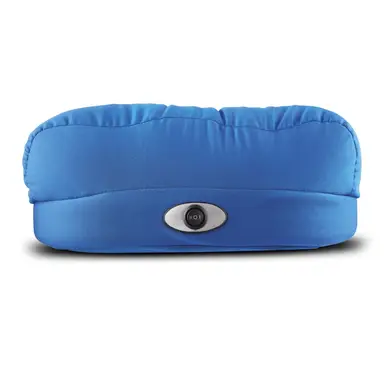 Carmen C81229 Vibrating Foot Massage Cushion with 2 Vibration Massage Modes, Cordless Operation, Navy Blue