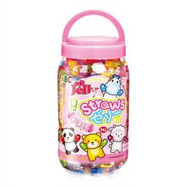 ABC JELLY ABC Tierfreunde Gelee-Strohhalmglas - gemischte Geschmacksrichtungen 800g