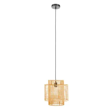 Interiors by Premier Pendant Light Jaya Rattan Natural