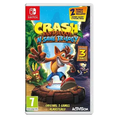 Crash Bandicoot N. Sane Trilogy - Includes 2 Bonus Levels (Switch)
