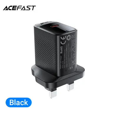 ACEFAST A105 Single USB-C Charger - Black
