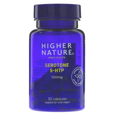 HIGHER NATURE - Serotone 5-HTP - For Serotonin Production - 30 CAPS