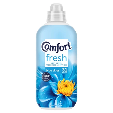 Comfort Fresh Fabric Conditioner Blue Skies 31 Washes 930ml