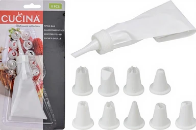 Excellent Houseware Lot de 10 douilles de décoration pour gâteaux, biscuits et crèmes