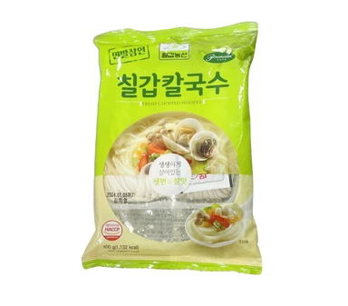 Chilkab Frozen Kal Kook Soo (Thick Noodle) 400g 冰冻韩式刀削面