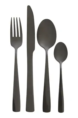 Interiors by Premier 16 Piece Onyx Cutlery Set