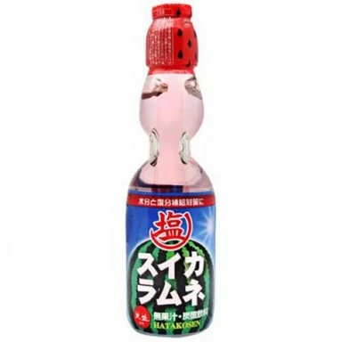 Hatakosen Ramune Watermeloen Fles 200 ml