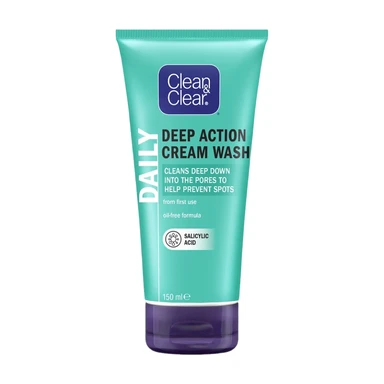 Clean & Clear Deep Cleansing Cream Wash 150ml