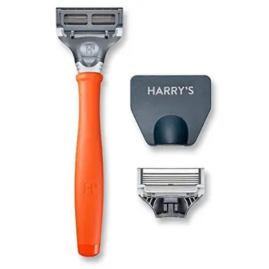 Harry's Men's Bright Orange Razor with 5 Blades