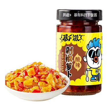 Jixiangju JIANGXIANGJI Rode radijs met chili-saus 200g