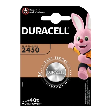 DURACELL CR2450 Lithium Coin Battery - 1 Pack