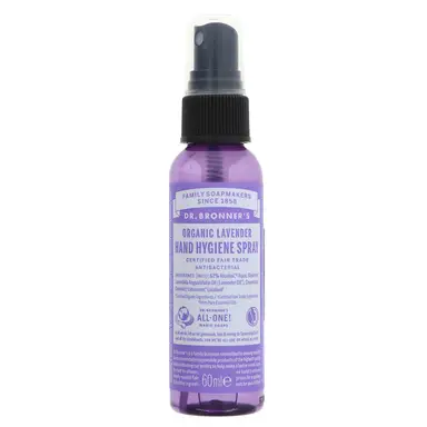  Dr. Bronner’s Organic Lavender Hand Hygiene Spray 60ml  