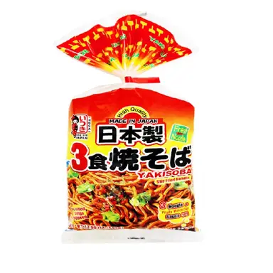 Itsuki Kaigaiyo Shoku Yakisoba (with Sauce) 3pc 510g 
