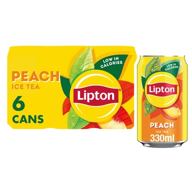 Lipton Iced Tea Peach 6 X 330ml