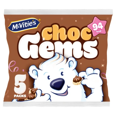 McVities Choc Gems 5x19g
