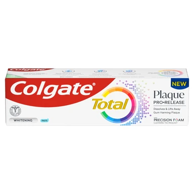 Colgate Total Plaque Pro-Release Whitening Toothpaste 75ml