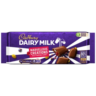Cadbury Dairy Milk Marvellous Creations Jelly Popping Candy 160g
