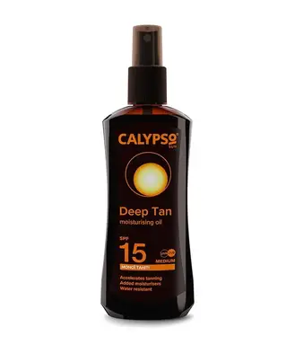Calypso Sun Protection Deep Tanning Oil Spray 15 Medium 200ml