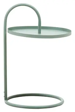 Interiors by Premier Trosa Side Table Hanging Top Round Green