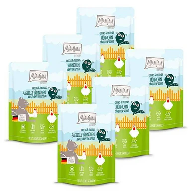 MjAMjAM - Quetschie - Chicks & Friends Poulet succulent avec épinards vapeur 300 g x 6